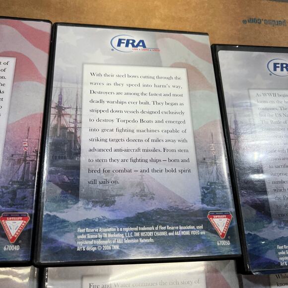 FRA Shipmates 6 DVD Series History of the U.S. Navy Seals plus others SEE PICS - Picture 9 of 13